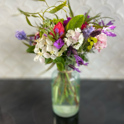 Spring posy - A cute and colourful little spring posy, guaranteed to brighten up the room ??(in vase)